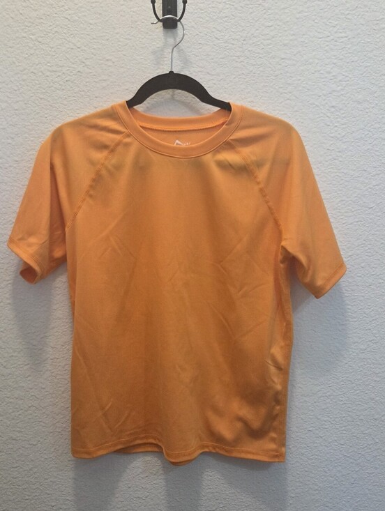Kanu Surf Other - Boys Orange Rashguard Swim Shirt Short-Sleeve Okanu XL 14/16
